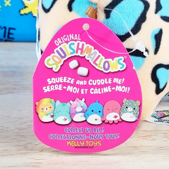 Squishmallow Liv the Leopard 5" UltraSoft Valentine's Day Holiday Plush Toy NWT - Picture 10 of 12